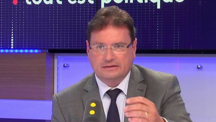 Philippe Gosselin, député du parti Les Républicains dans la Manche, mardi 12 juin sur franceinfo (FRANCEINFO / RADIOFRANCE)