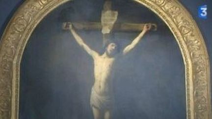 &quot;Le Christ en croix&quot;, tableau de Rembrandt, prêté au Musée du Louvre
 (Culturebox)