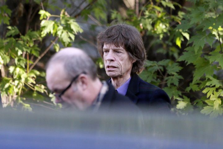 Mick Jagger quitte le Trabendo
 (KENZO TRIBOUILLARD/AFP)