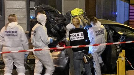 En pleine nuit, un homme avait foncé sur la foule et blessé deux personnes à Nîmes, le vendredi 14 septembre 2018. (/HOCINE ROUAGDIA / MAXPPP)