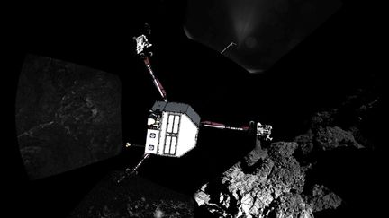 &nbsp; (Le robot Philae s'est mis en mode veille sur la comète Tchouri.)