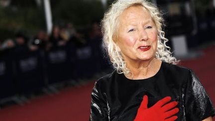 La créatrice de mode Agnès B. sur le tapis rouge de Deauville le 6 septembre 2012
 (CHARLY TRIBALLEAU / AFP)