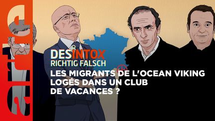 Désintox. Non, les migrants de l'Ocean Viking ne sont pas logés dans un luxueux club de vacances avec piscine (ARTE/2P2L)