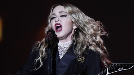 Madonna en avril 2015 à Berlin
 (TOBIAS SCHWARZ / AFP)