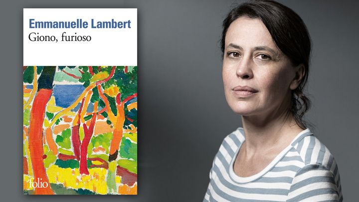 L'écrivaine Emmanuelle Lambert, auteure de "Giono, furioso", prix Fémina de l'essai 2019 (JOEL SAGET / AFP)