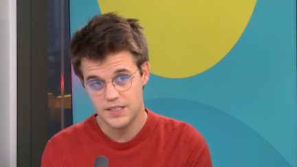 Maxime Audinet, auteur de "Russia Today, un média d'influence au service de l'État russe" aux éditions de l'INA. (FRANCEINFO / RADIOFRANCE)