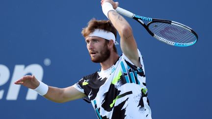 Corentin Moutet n'a rien pu faire face à Felix Auger-Aliassime  (AL BELLO / GETTY IMAGES NORTH AMERICA)