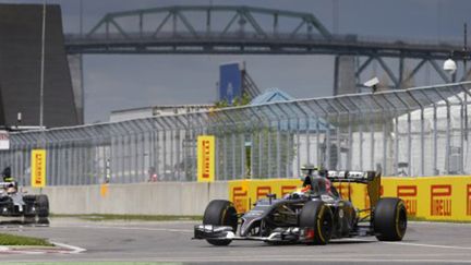 Esteban Gutiérrez sur sa Sauber (FREDERIC LE FLOC H / DPPI MEDIA)