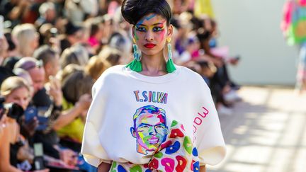 Manish Arora printemps-été 2019 à la PFW
 (CHRISTOPHE PETIT TESSON/EPA/Newscom/MaxPPP)