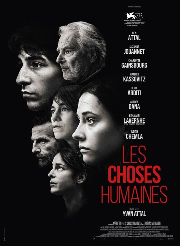 L'affiche de "Les Choses humaines" de Yvan Attal (2021). (GAUMONT DISTRIBUTION)