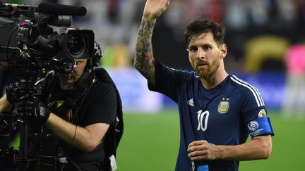 Le joueur argentin Lionel Messi (MARK RALSTON / AFP)