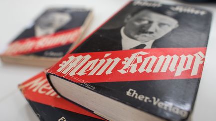 &nbsp; (Pour la première fois depuis 1945, le livre "Mein Kampf" est réédité © MaxPPP)