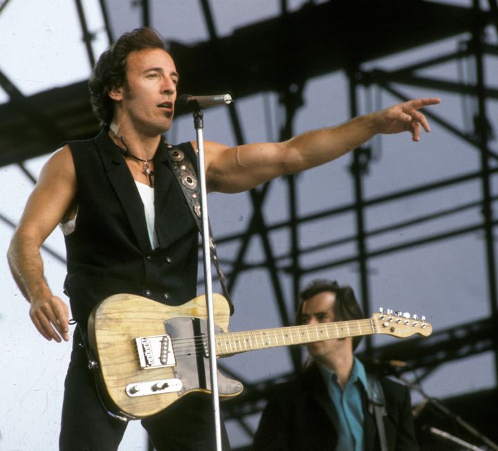 Bruce Springsteen en concert à Berlin-Est, le 19 juillet 1988
 (REINHARD KAUFHOLD / DPA / AFP)