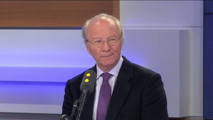 Brice Hortefeux, invité politique de franceinfo, le 10 décembre 2019. (FRANCEINFO / RADIOFRANCE)