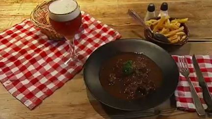 Une carbonade flamande, un plat gastronomique d'hiver fran&ccedil;ais. (CAPTURE D'ÉCRAN FRANCE 2)