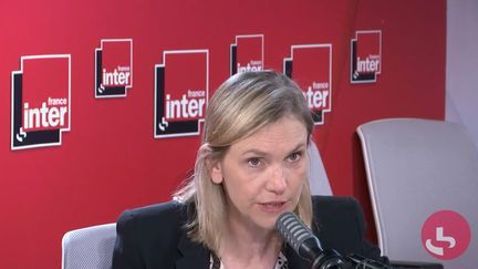 Agnès Pannier-Runacher, ministre déléguée chargée de l'Industrie, vendredi 21 août sur France Inter. (FRANCEINTER / RADIOFRANCE)