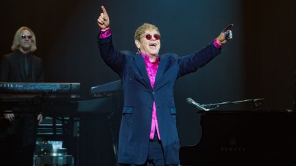 Elton John, lors d'un concert à L'Olympia, à Paris, le 5 février 2016.&nbsp; (DAVID WOLFF - PATRICK / REDFERNS)