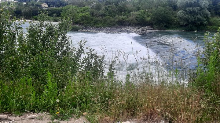 The fish pass 10m wide and 160m long.  (MATHILDE IMBERTY / RADIOFRANCE)