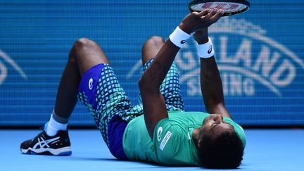 Gaël Monfils tente de trouver une solution (ALEX BROADWAY / ANADOLU AGENCY)