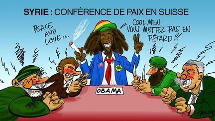 La conférence Genève 2 entre représentants du régime de Damas et de l'opposition syrienne doit tenter de mettre fin au chaos meurtrier qui a déjà fait plus de 130.000 morts en Syrie depuis 2011. Mais les pourparlers de paix sont partis sur de mauvaises bases, les deux camps refusant de se réunir autour de la même table. Le premier cycle de négociations doit durer jusqu'au 31 janvier. Dans le même temps, aux Etats-Unis, le président Barack Obama a estimé dans l'édition du «New Yorker» du 19 janvier que fumer du cannabis n'était pas plus dangereux que de boire de l'alcool. Il a toutefois jugé que c'était «une mauvaise idée». (Franck Pucques)