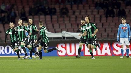 Les Italiens de Sassuolo, novices en Coupes d'Europe. (? CIRO LUCA / REUTERS / X03151)