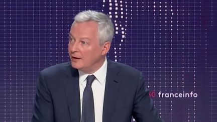 Bruno Le Maire, ministre de l'Economie, des Finances et de la Relance, était lundi 24 janvier 2022 l'invité du 8h30 franceinfo. (FRANCEINFO)