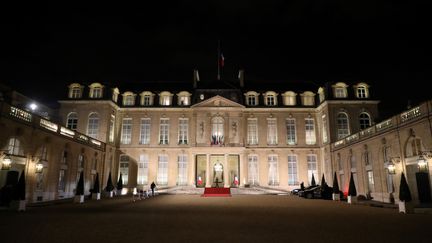 Le palais présidentiel de l'Elysée à Paris. (LUDOVIC MARIN / AFP)