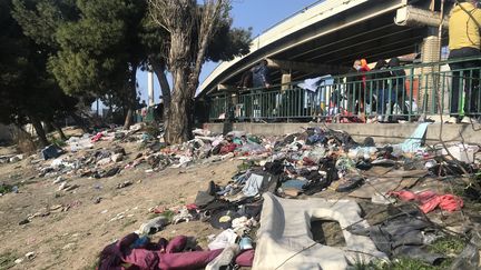 Illustration d'un dépôts sauvages à Marseille (Bouches-du-Rhône), le 9 mars 2021. (LAURINE BENJEBRIA / RADIO FRANCE)