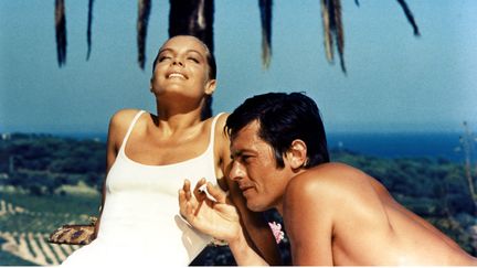 En 1969, Alain Delon retrouve Romy Schneider dans "La Piscine", de Jacques Deray, un drame français ayant pour décor une villa à Saint-Tropez. (SNC/ TRITONE CINEMATOGRAFICA)