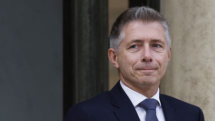 Gil Avérous à la sortie du Conseil des ministres le 15 octobre 2024 au Palais de l'Elysée. (LUDOVIC MARIN / AFP)