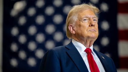 L'ex-président américain Donald Trump est candidat à l'élection présidentielle prévue pour le 5 novembre 2024. (BRANDON BELL / GETTY IMAGES NORTH AMERICA / AFP)