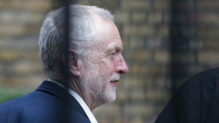 Le leader de l'opposition travailliste, Jeremy Corbyn, le 28 juin 2016 à Londres. (DANIEL LEAL-OLIVAS / AFP)