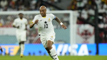 André Ayew face à la Corée du Sud, le 29 novembre 2022 à Al Rayyan. (JOSE BRETON / AFP)