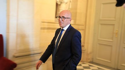 Eric Ciotti à l'Assemblée nationale, le 18 juillet 2024. (FRED HASLIN / MAXPPP)