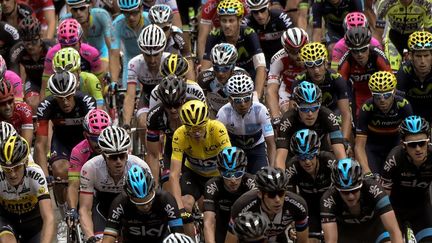 Le peloton du Tour de France  (LIONEL BONAVENTURE / AFP)