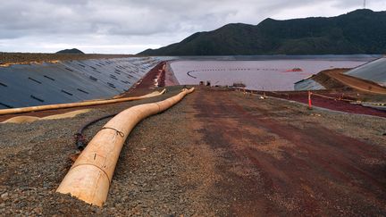 A nickel factory in New Caledonia, October 14, 2021. (CLOTILDE RICHALET / HANS LUCAS / AFP)