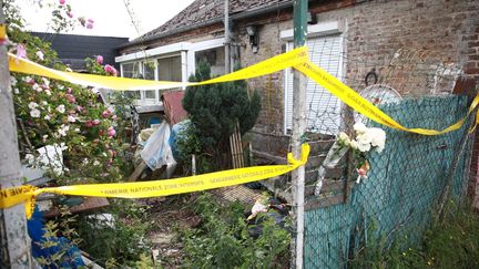 La maison abandonnée du Hérie-la-Viéville (Aisne), le 30 mai 2018, où le corps du petit Tom, 9 ans, a été retrouvé. (MAXPPP)