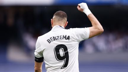 Karim Benzema lors de Real Madrid-Rayo Vallecano, le 24 mai 2023. (AFP)