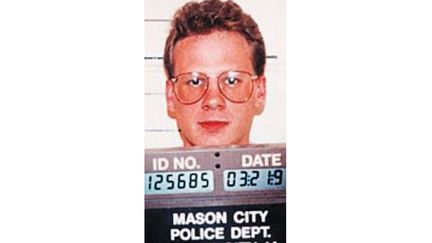 Une photo datant du 21 mars 1993 et diffusée par la police de Mason (Iowa), de Dustin Honken, condamné à mort exécuté le 17 juillet 2020. (MASON CITY POLICE DEPARTMENT / AFP)