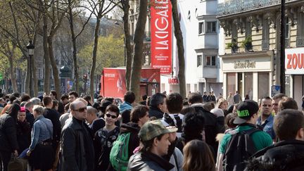 Devant La Cigale (28 mars 2014)
 (Pierre Andrieu / AFP)