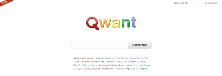 Qwant, le moteur de recherche fran&ccedil;ais. ( FRANCETV INFO)