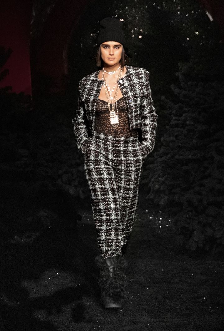 Chanel automne-hiver 2021-22, à la Paris Fashion Week, le 9 mars 2021 (BOBY)