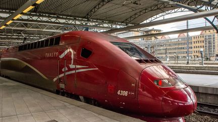 &nbsp; (Déjà, le simple nom du Thalys semble devoir être longtemps attaché à l'attentat du 21 août...© MAXPPP)