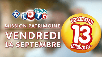 Une publicité pour le loto Mission patrimoine, dont le tirage a eu lieu le 14 septembre. (FDJ)