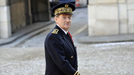 Le pr&eacute;fet de police de Paris,&nbsp;Michel Gaudin,&nbsp;au Palais de l'Elys&eacute;e le 7 janvier 2009. (GERARD CERLES / AFP)