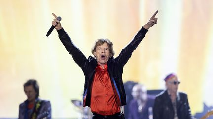 Mick Jagger sur la scène de Solna en Suède le 31 Juillet 2022 (NILS PETTER NILSSON / GETTY IMAGES EUROPE)