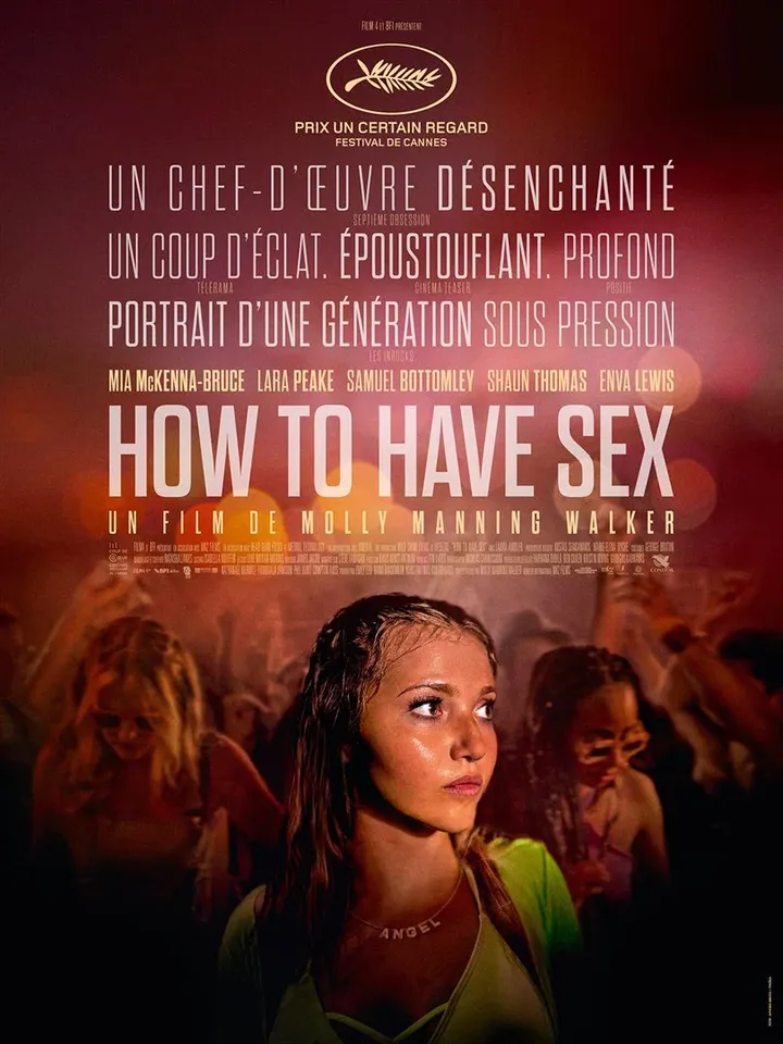 Affiche du film "How to Have Sex" de Molly Manning Walker, sortie le 15 novembre 2023. (CONDOR DISTRIBUTION)