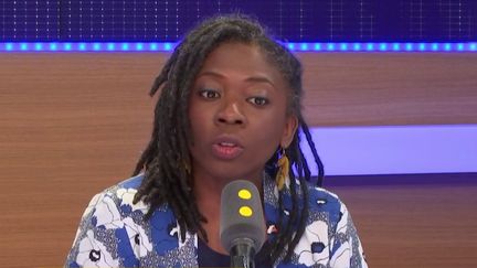 Danièle Obono, députée La France insoumise de Paris, était l'invité de franceinfo lundi 7 mai 2018. (FRANCEINFO)