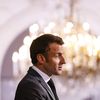 Emmanuel Macron, à l'Elysée, le 26 avril 2023. (OLIVIER CORSAN / MAXPPP)