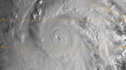 L'ouragan Patricia vu depuis l'espace, le 22 octobre 2015.&nbsp; (HO / NOAA / AFP)